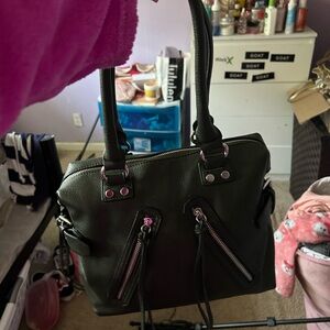 cute green carryall bag